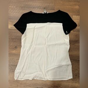 Banana Republic color blocked dressy tee